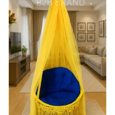 চেয়ার দোলনা হলুদ ২৬ ইঞ্চি